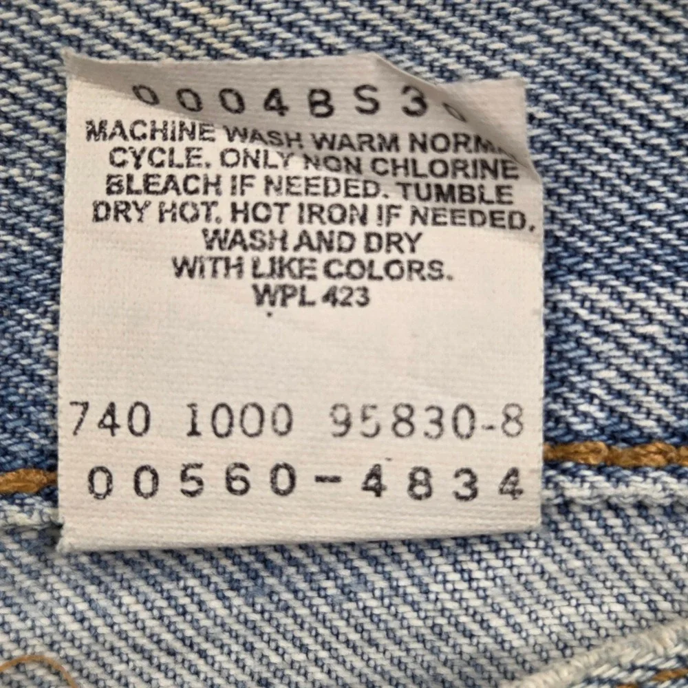 Levis vintage heavily